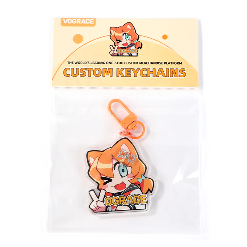 Custom Acrylic Rhinestone Keychain - Image 13