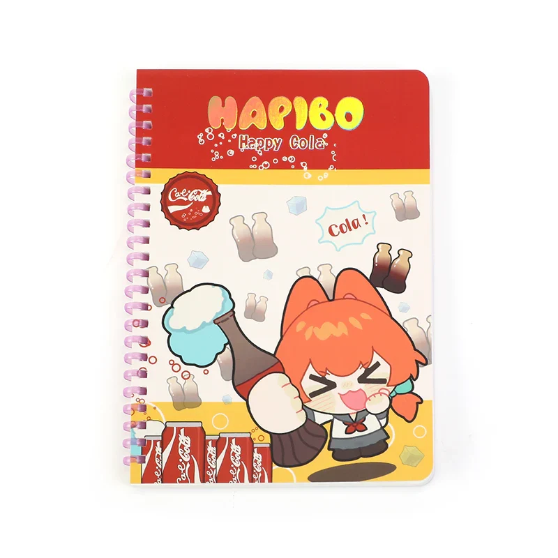 Custom Cold Foil Stamping Soft Ring Notebooks